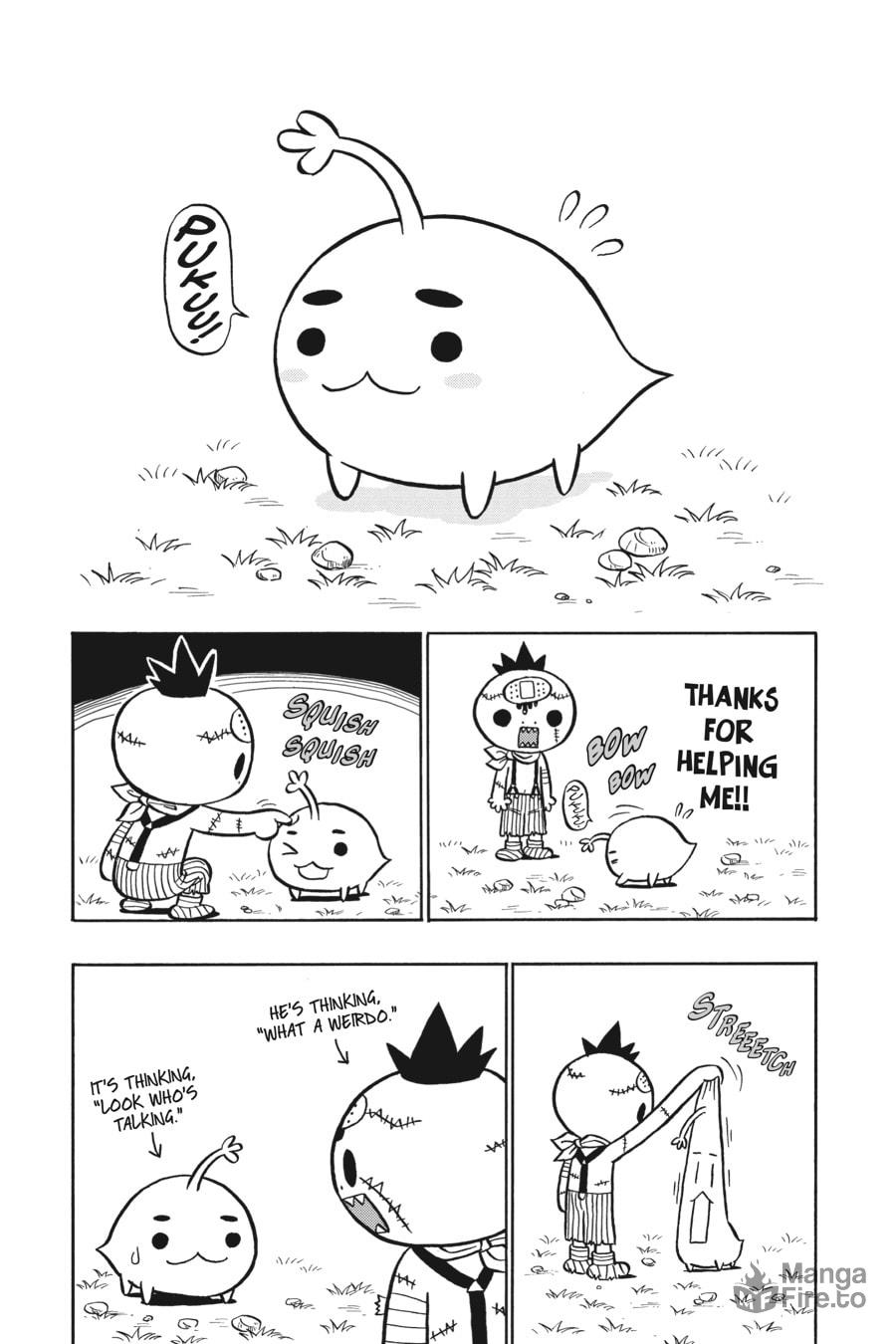 A STRANGE CREATURE IZ FOLLOWING YOU! page 9