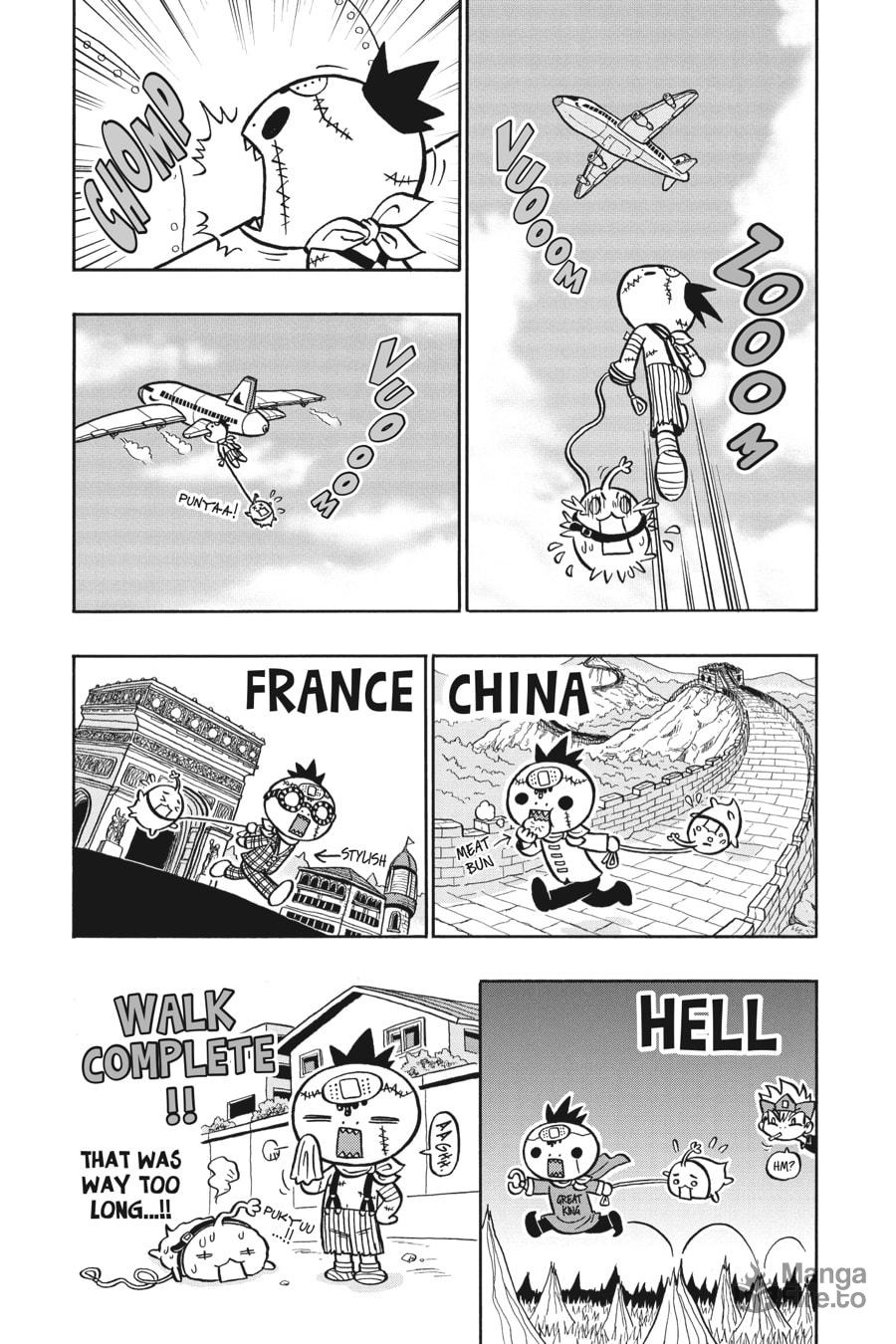 A STRANGE CREATURE IZ FOLLOWING YOU! page 19