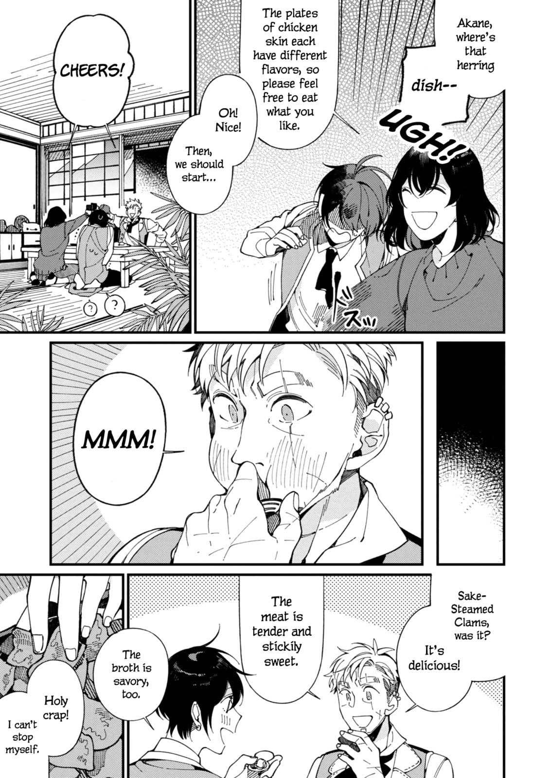 Dried Herring Fillet, Peculiar Clams and Mr. Sour-Faced ① page 13
