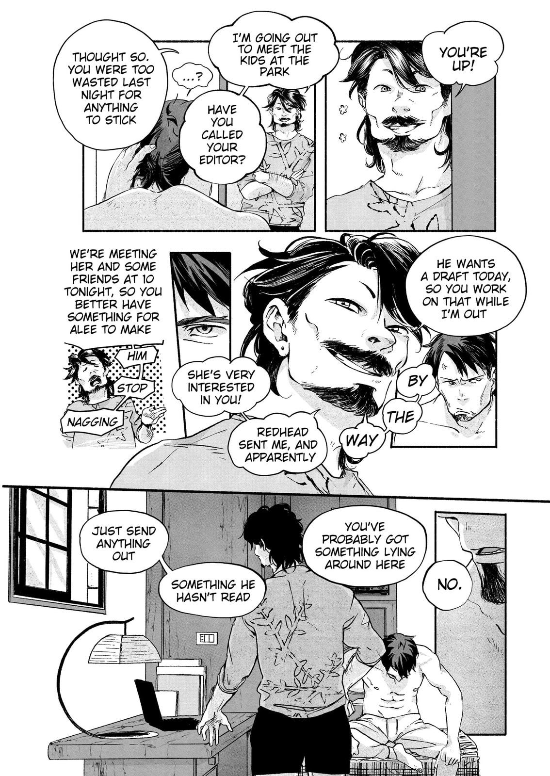 The one whose eyes were opened. The one who turned a blind eye. page 13