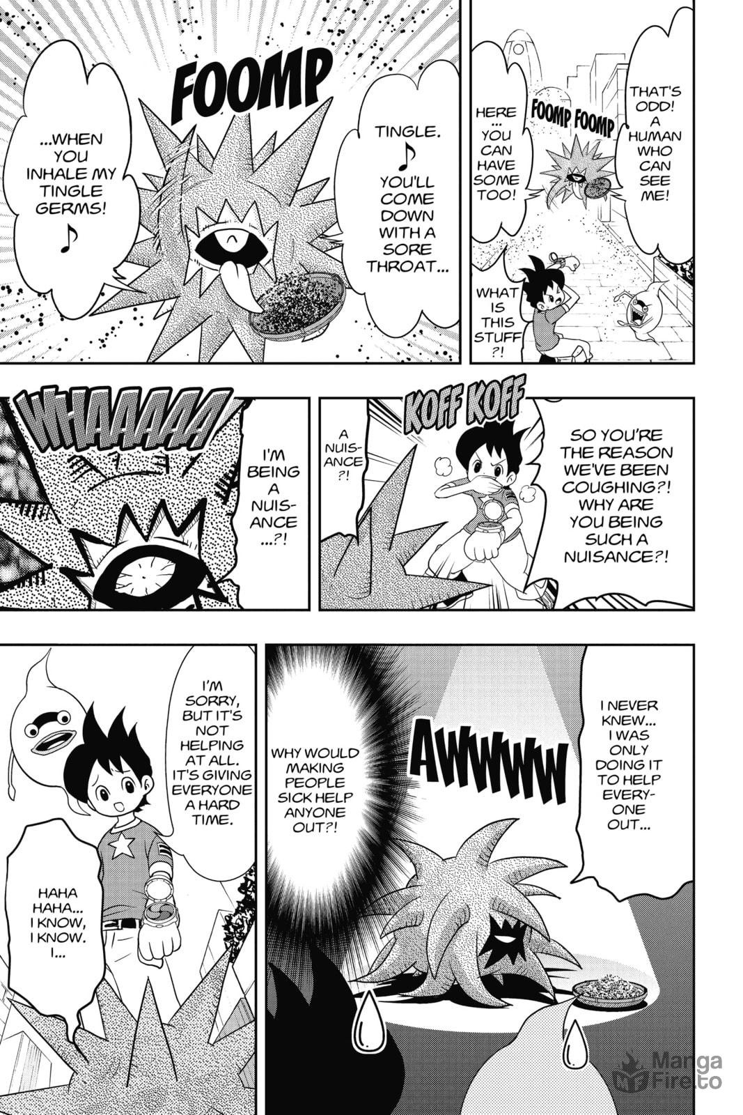 Don't Catch Cold! featuring Sore Throat Yo-kai Coughkoff page 5