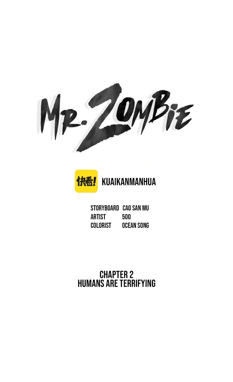 Mr. Zombie – Chapter 2 page 1