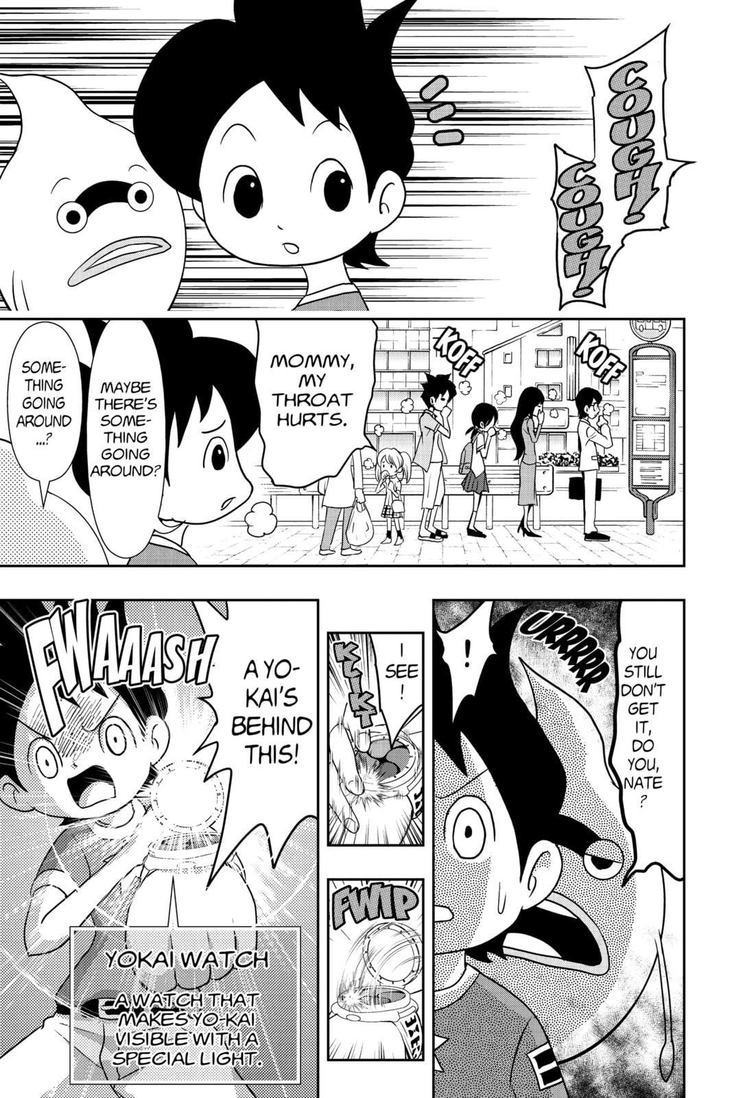 Don't Catch Cold! featuring Sore Throat Yo-kai Coughkoff page 3