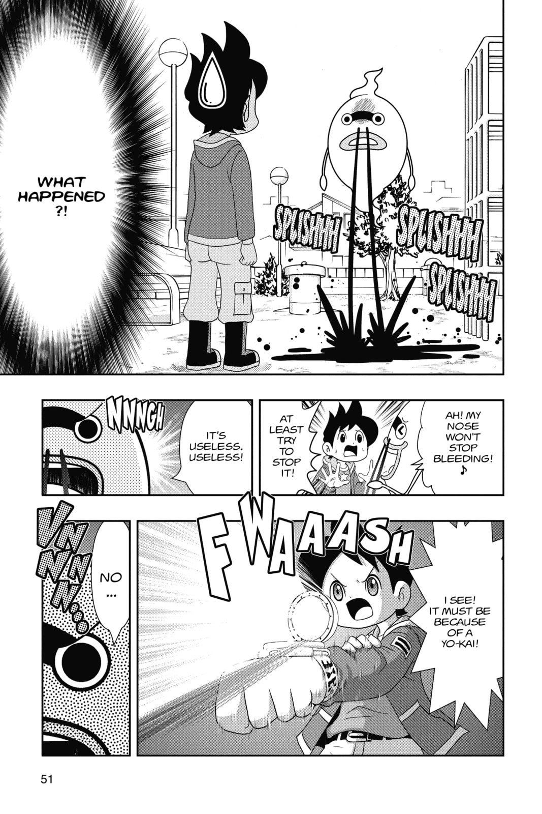 Stop My Nosebleedl! featuring Nosebleed Yo-kai Gush page 1