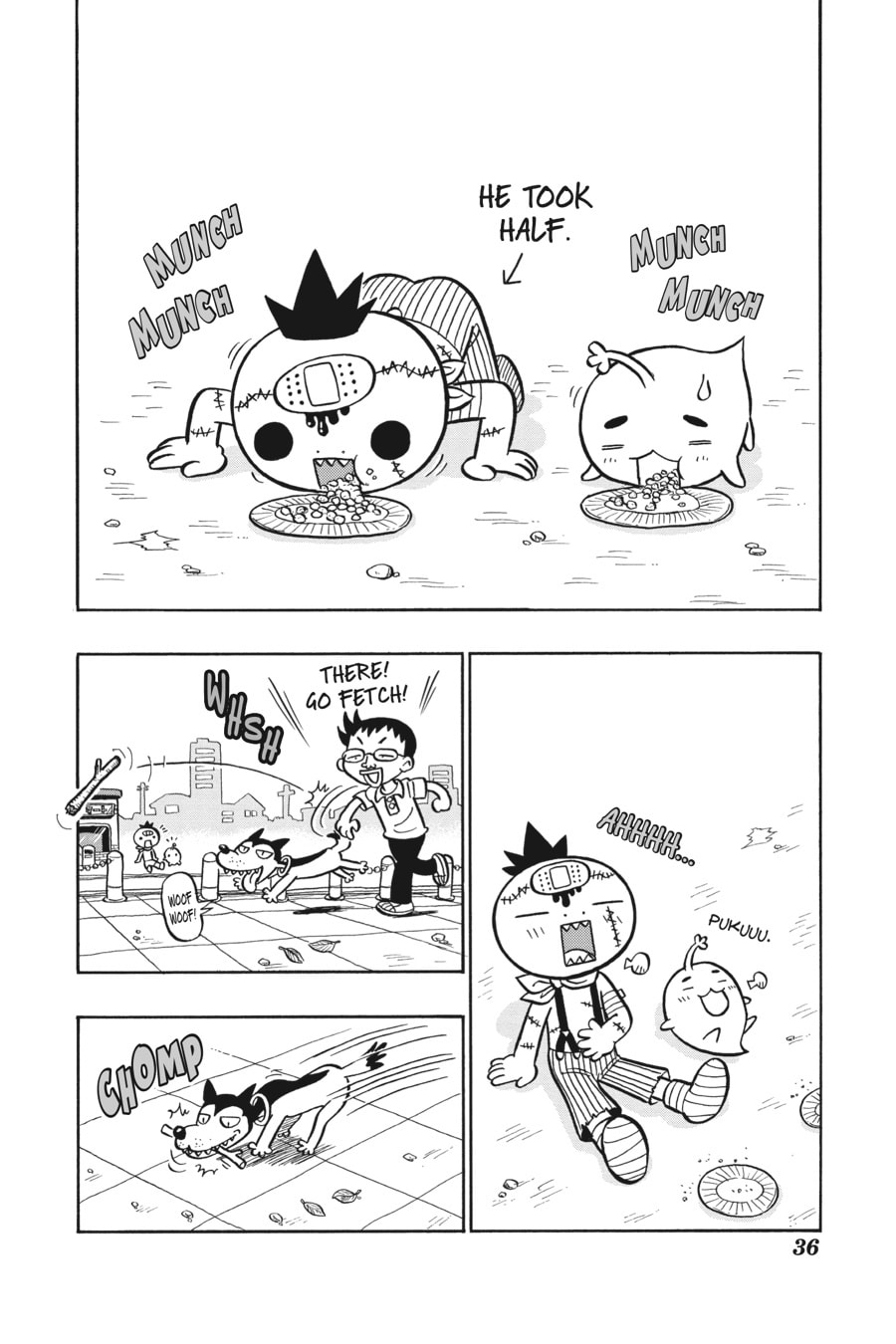 A STRANGE CREATURE IZ FOLLOWING YOU! page 12