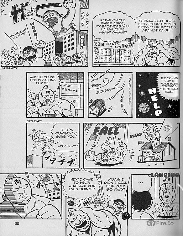 Preserialization – Kinnikuman vs. Okamarasu page 8