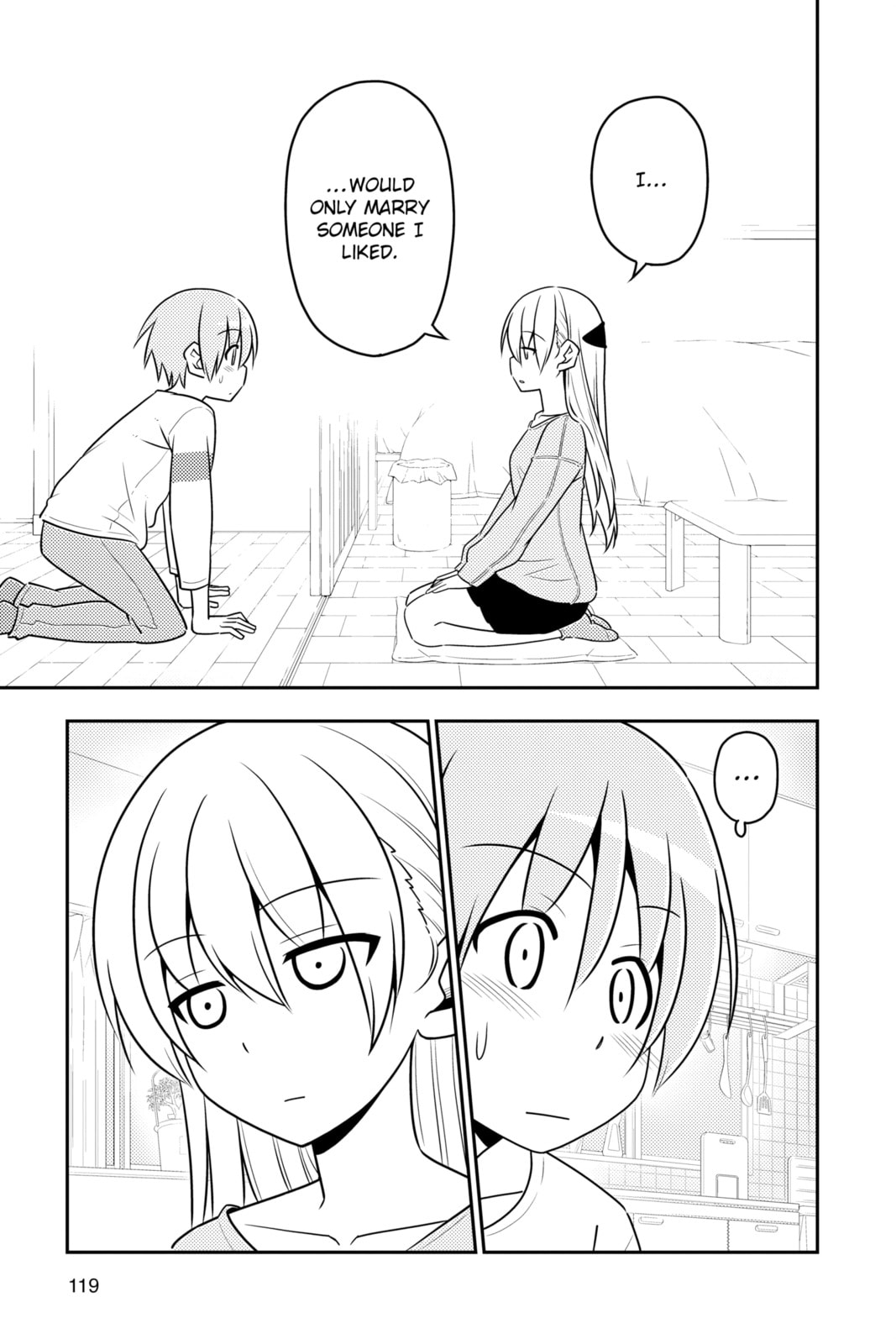 Araragi-Kun said this once before. I love every part of you page 18