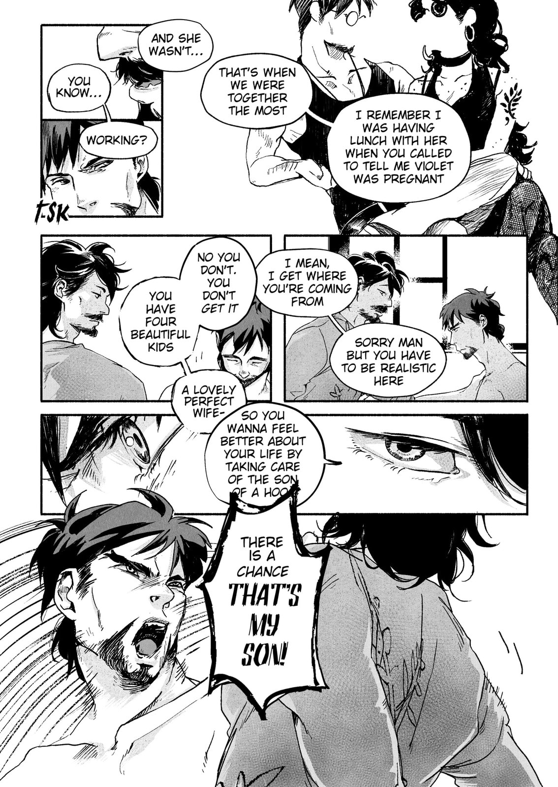 The one whose eyes were opened. The one who turned a blind eye. page 16
