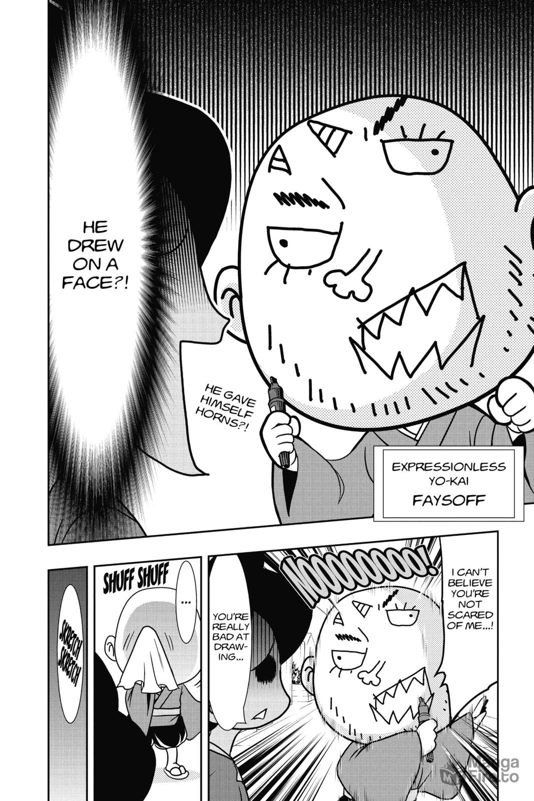 A Peaceful World…Without Emotion?! featuring Expressionless Yo-kai Faysoff page 4