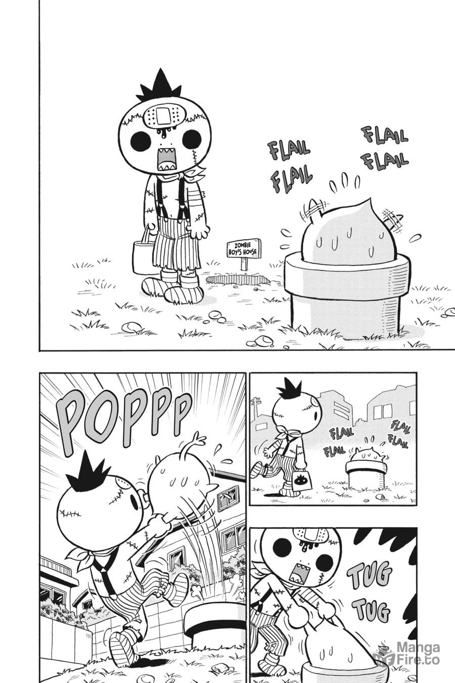 A STRANGE CREATURE IZ FOLLOWING YOU! page 8