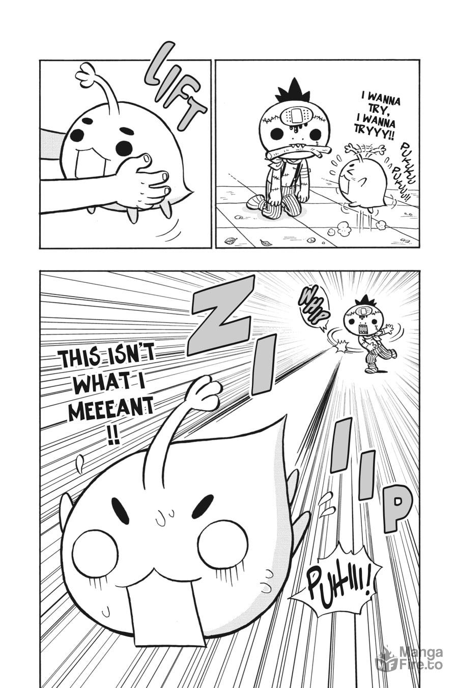 A STRANGE CREATURE IZ FOLLOWING YOU! page 14