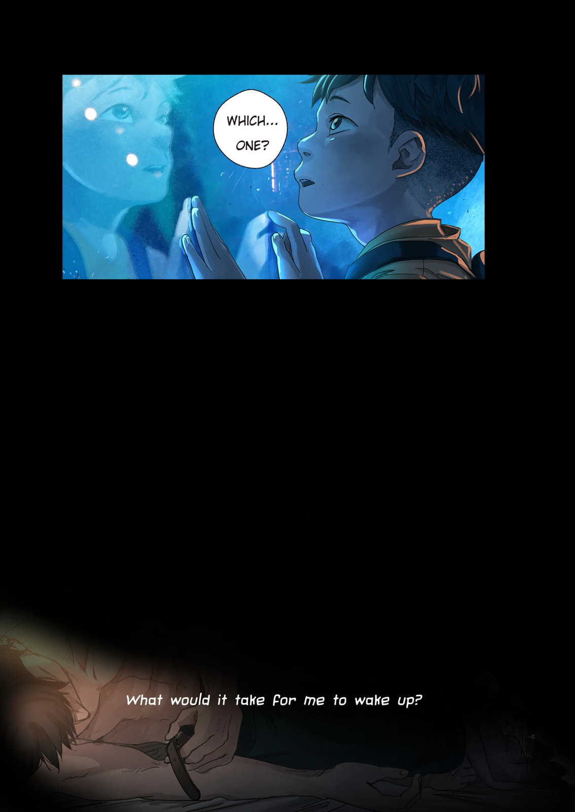 The one whose eyes were opened. The one who turned a blind eye. page 6
